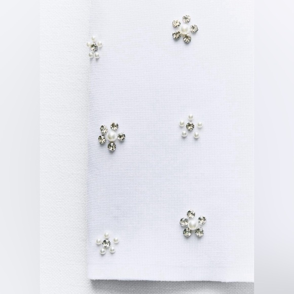 BEADED JEWEL KNIT MINI SKIRT - Picture 4 of 8